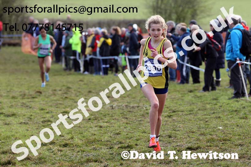 Womens under-20s 2019 British Athletics Inter Counties Cross Country, Prestwood Hall, Loughborough. Photo:  David T. Hewitson/Sports for All Pics
